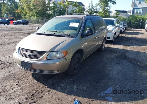 2002 Chrysler Town & Country Lx из США, поврежденный, VIN 2C8GP44342R686041